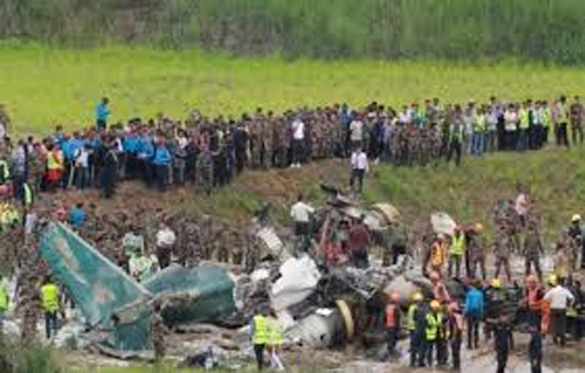 A major plane accident occurred at Nepal's Kathmandu Airport, 18 people died