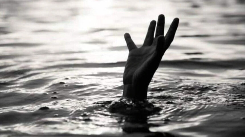 A young man died after drowning in a drain swollen due to rain