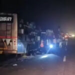 Horrific road accident on Agra-Lucknow Expressway; Sleeper bus collides with parked truck