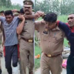 Police caught three cow smugglers in an encounter