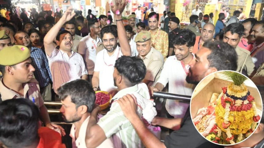 Crowds gathered at Kashi Vishwanath Dham on the second Monday of Sawan