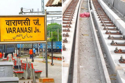 For the first time in Varanasi, railway track will be built using ballastless technology