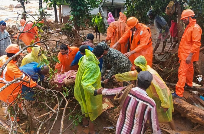 Rescue work continues in landslide affected areas on the seventh day