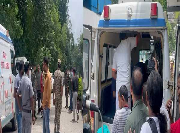 Naxalites carried out IED blast in Chaibasa, SI of Cobra Battalion injured, brought to Ranchi by helicopter