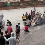 Chaos in the capital; a girl was molested on the road amidst rain