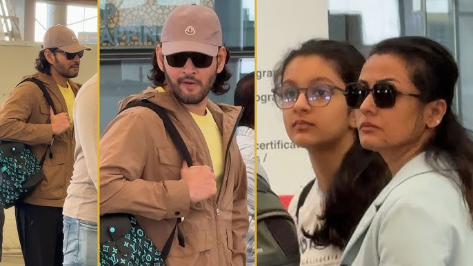 Mahesh Babu Returns: Stylish Airport Look with Family