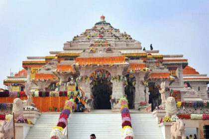 Protest against Ram Mandir tableau in New York