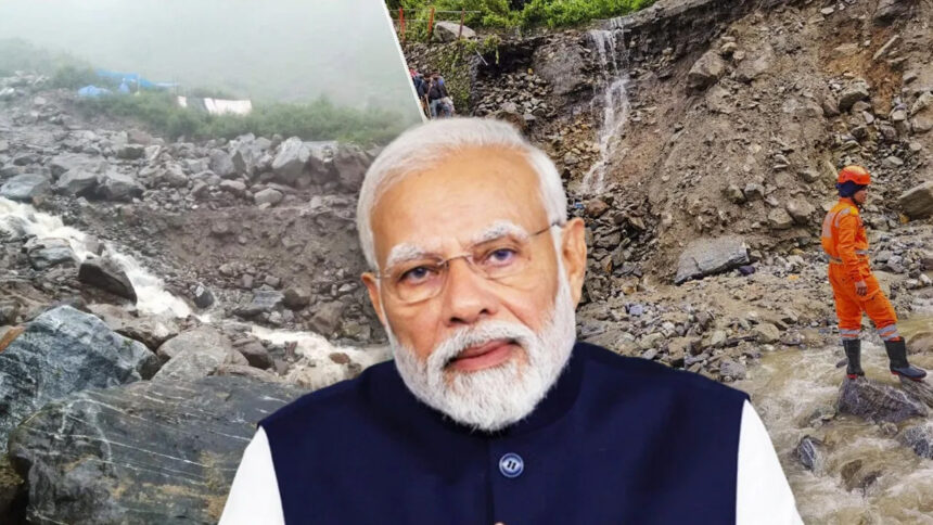 PM Modi is keeping an eye on the Uttarakhand disaster, many helicopters have been sent for rescue