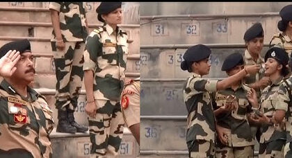 On Independence Day, the spirits of the soldiers were high at the Attari-Wagah border