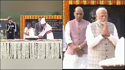 President-PM Modi paid tribute to Atal Bihari Vajpayee on his death anniversary, many NDA leaders were present