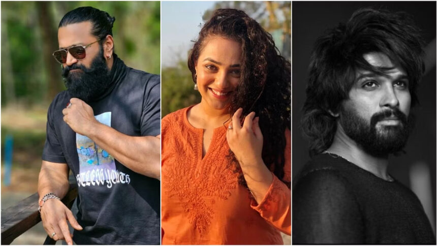 Allu Arjun: Congratulates Nithya Menen & Rishab Shetty