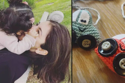 Anushka Sharma's son Akay and daughter Vamika's first Rakhi was like this, sister tied a car made of wool on their wrist