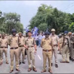 In view of Bharat Bandh, heavy police force has been deployed in every nook and corner of Noida