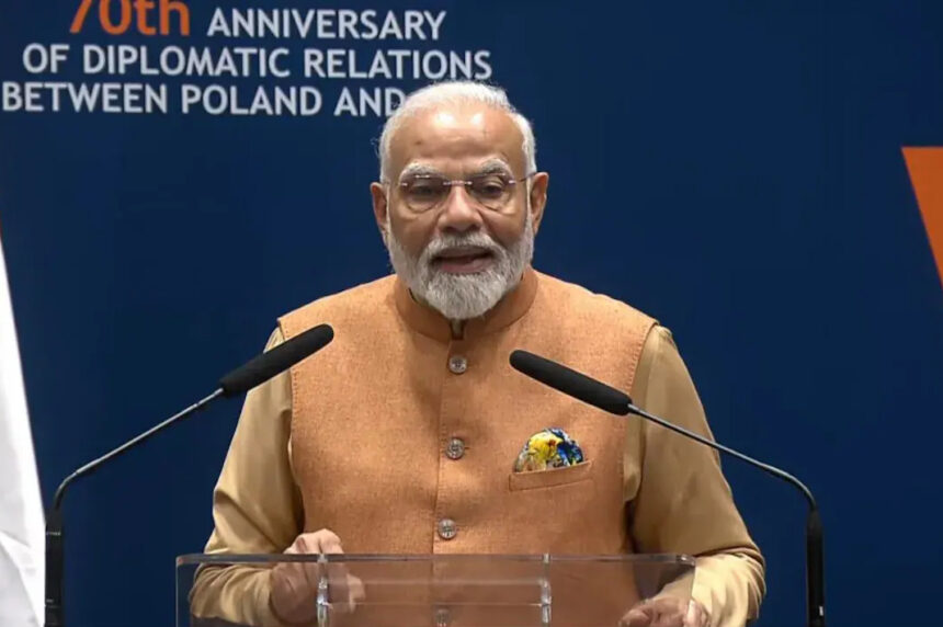 PM Modi's message on war and peace in Poland ahead of Ukraine visit