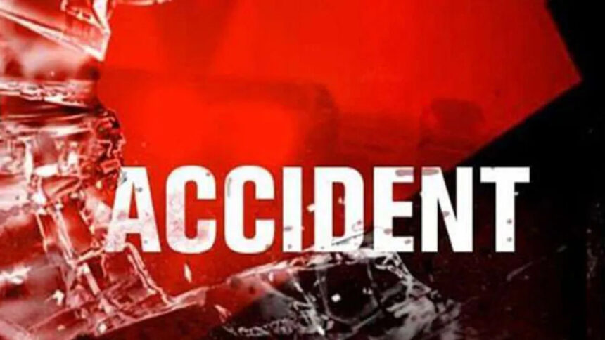 A horrific road accident while trying to save a cow, four people died