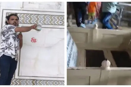 Two youths have offered Gangajal at Taj Mahal, police have taken both of them into custody