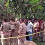 The bodies of two friends were found hanging from a tree in a mango orchard