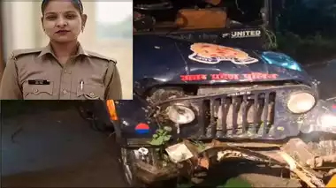 Police jeep overturned while trying to save a person in Hardoi, woman constable died; three injured