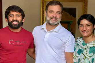 Wrestlers Vinesh-Bajrang joining Congress: met Rahul; Vinesh offered to contest from 3 seats in Haryana, Bajrang from 2 seats