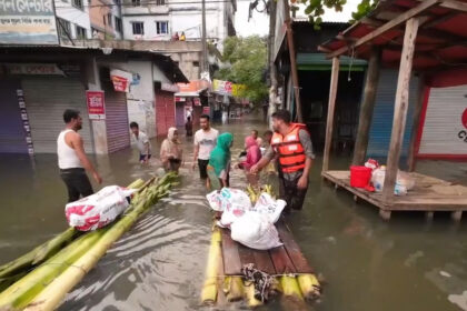 Bangladesh flood crisis: 59 people killed, over 50 lakh people affected in 11 districts, water slowly receding